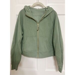 Lululemon Athletica Sage Green Scuba Full Zip Hoodie